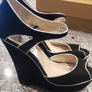 Michael Kors women's Riley Wedge Platform Sandals